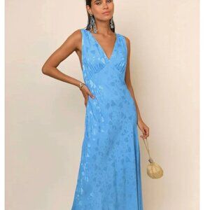 Rixo Sandrine Dress - Blue Floral